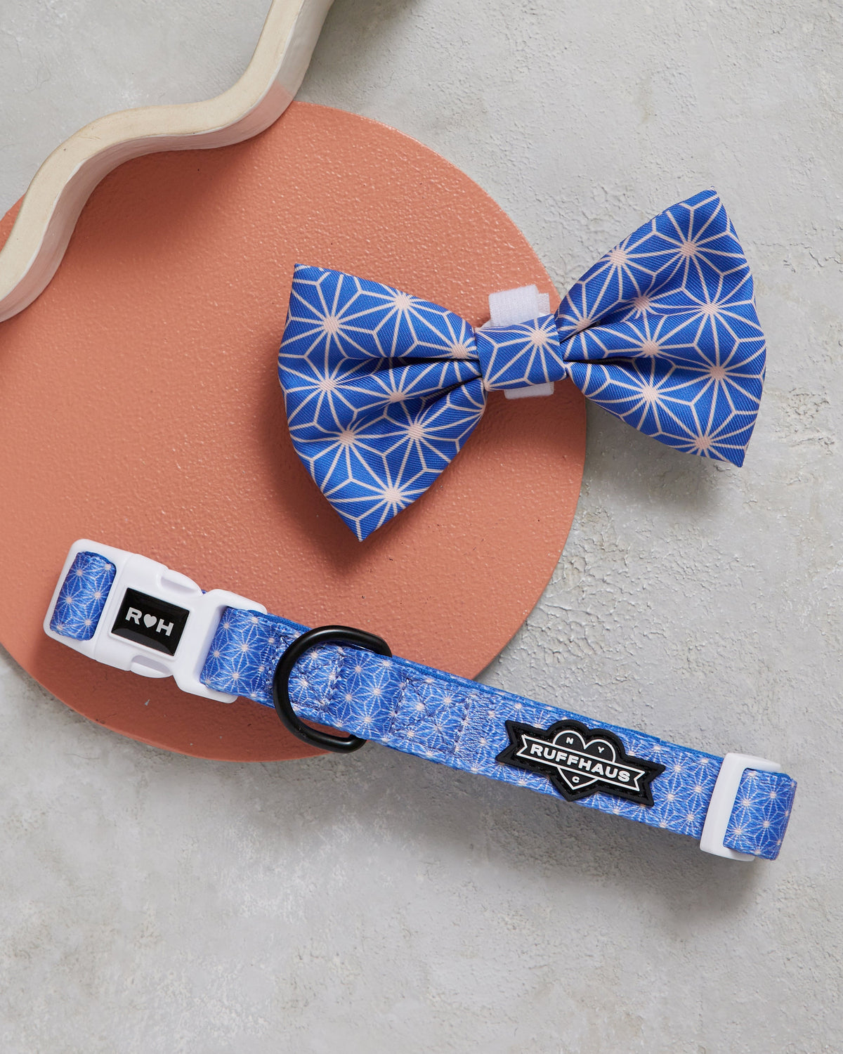 Asanoha Collar & Bow Tie