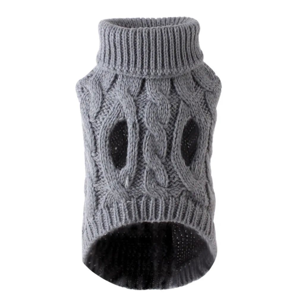 Tailvani Cable Knit Dog Sweater