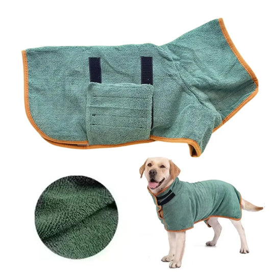 Cloudwrap Absorbent Pet Bathrobe