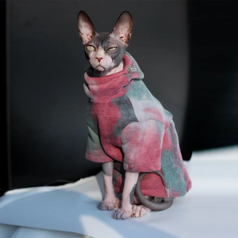 Fleece-Lined Cat Hoodie
