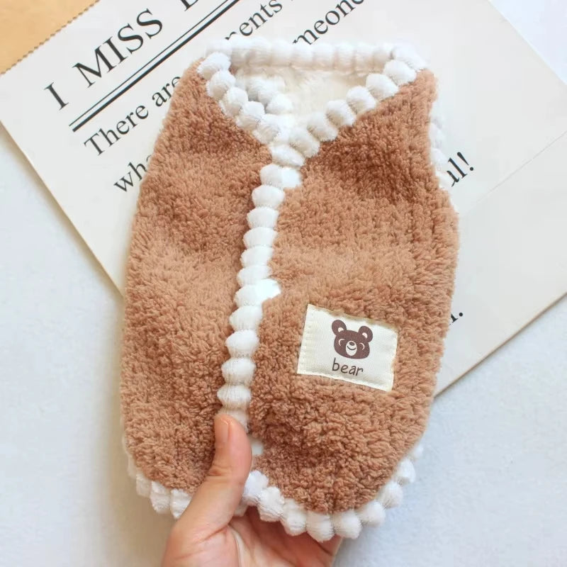 Aspen Stripe Fleece Pet Coat