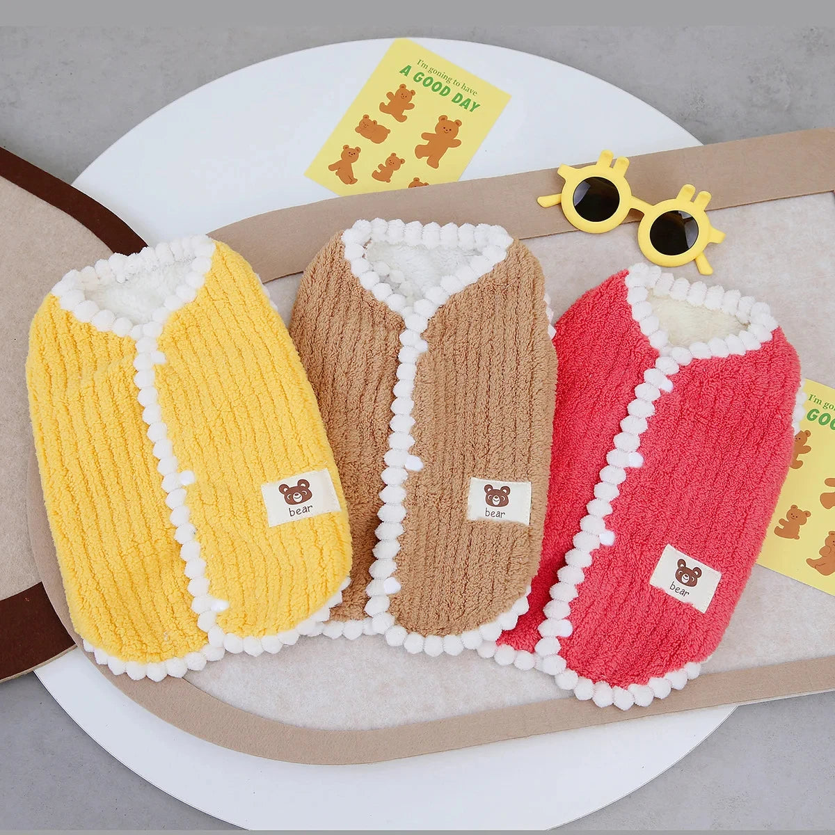 Aspen Stripe Fleece Pet Coat