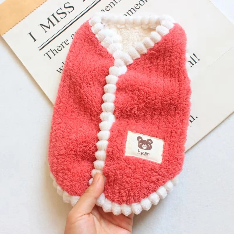 Aspen Stripe Fleece Pet Coat