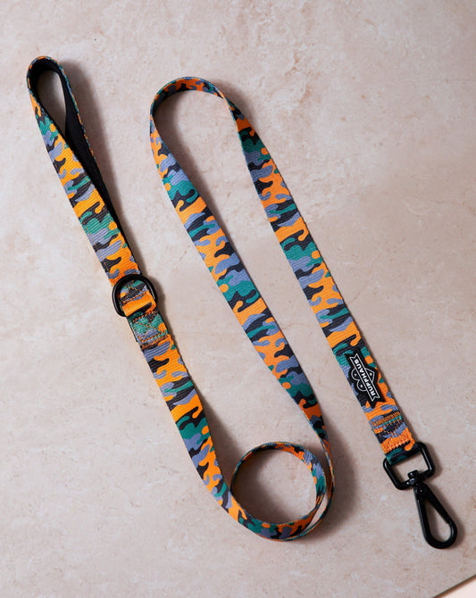 Camo QT Orange Leash